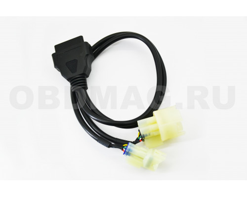 Переходник с OBD2 16 pin на 4+8 pin Suzuki лодки